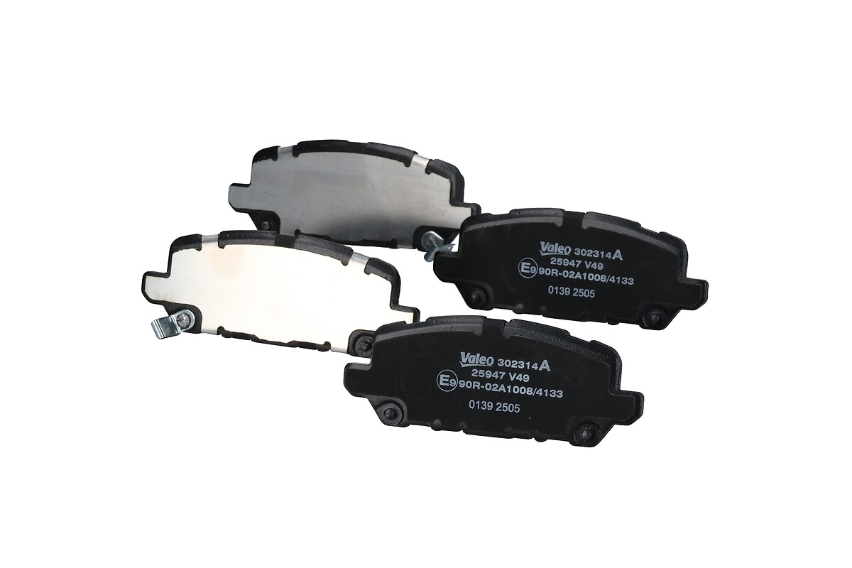 Jeu de 4 plaquettes de frein VALEO ref. 302314A